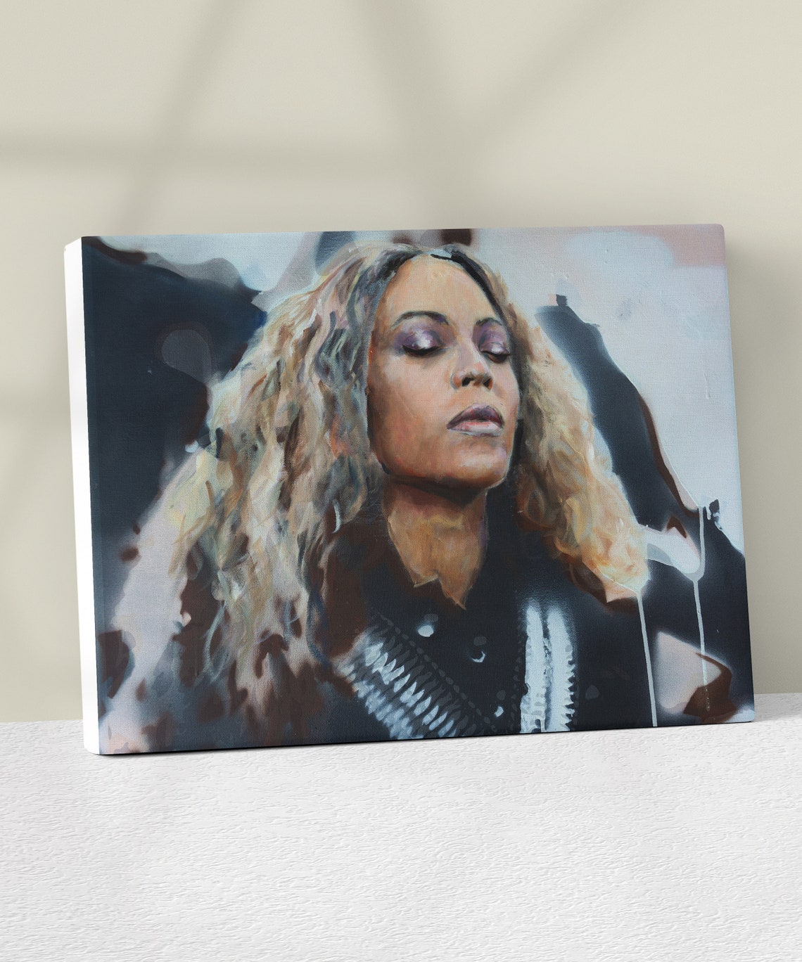 Beyonce Fine Art PRINT From Hand Oil Painting | Etsy