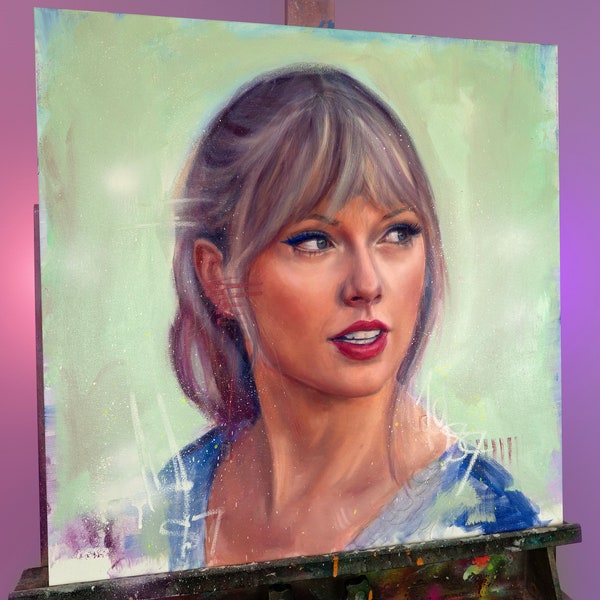 Taylor Swift | Prints & Canvas from Hand Oil Painting