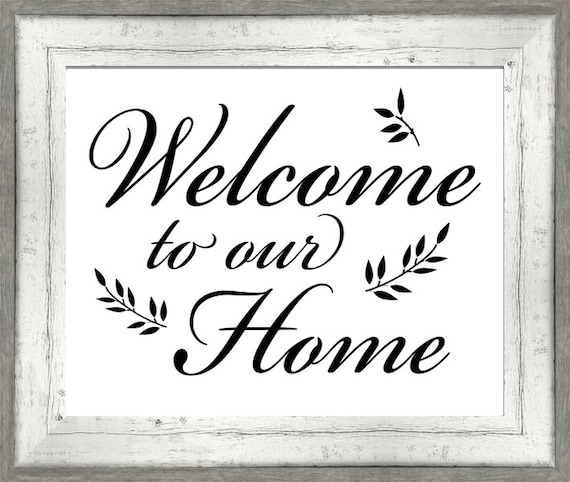 Welcome Home Clipart Black And White
