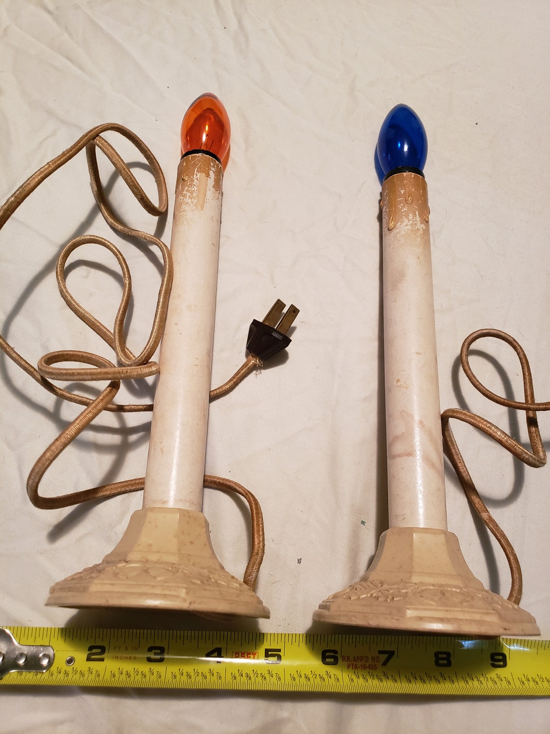 Vintage Christmas Candles Vintage Candle Sticks Etsy