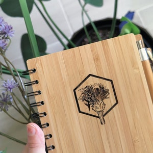 Bamboo Paper Grid Notebook, Bamboo Paper Sketchbook