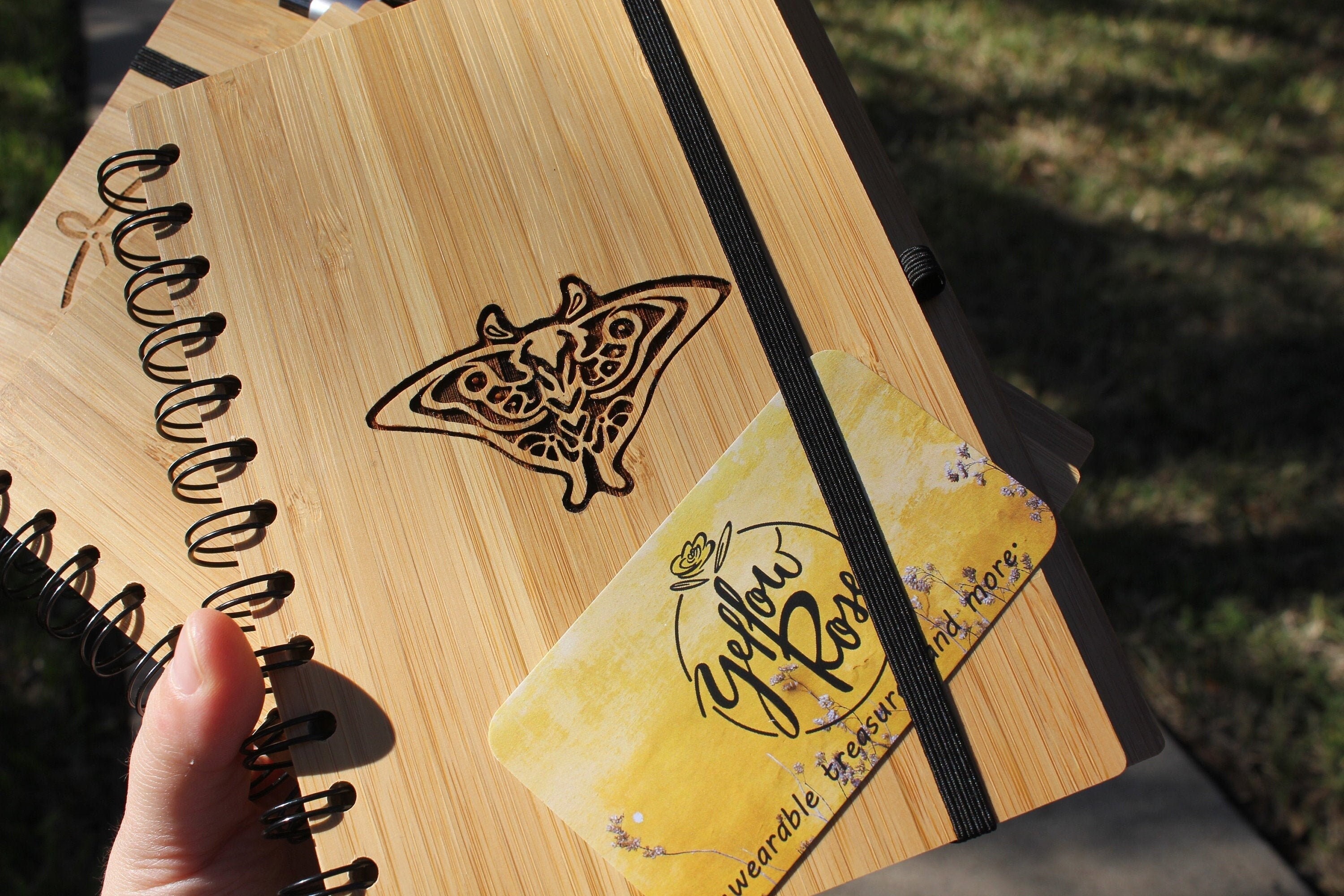 TLOU Ellie's Tattoo Notebook / Journal laser engraved on