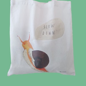 Desacelerar! Bolsa tote estampada