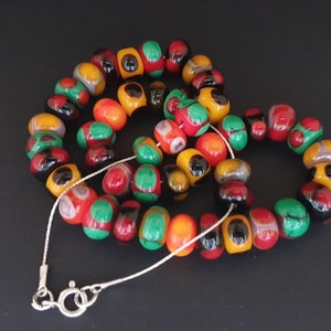 Statement Necklace  Lampwork Glass / Necklace Lampwork Beads