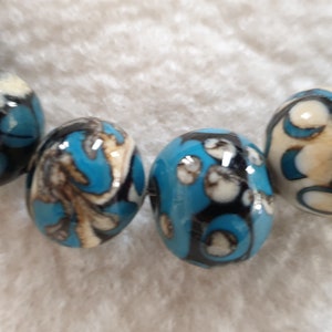 Statement Necklace Lampwork Glass / Necklace Lampwork Beads