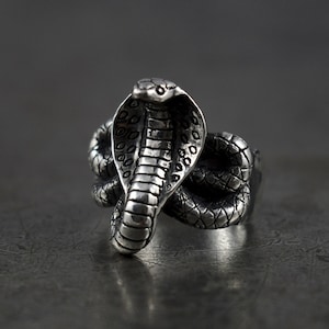 Anello Cobra argento 925 Cobra ring silver 925