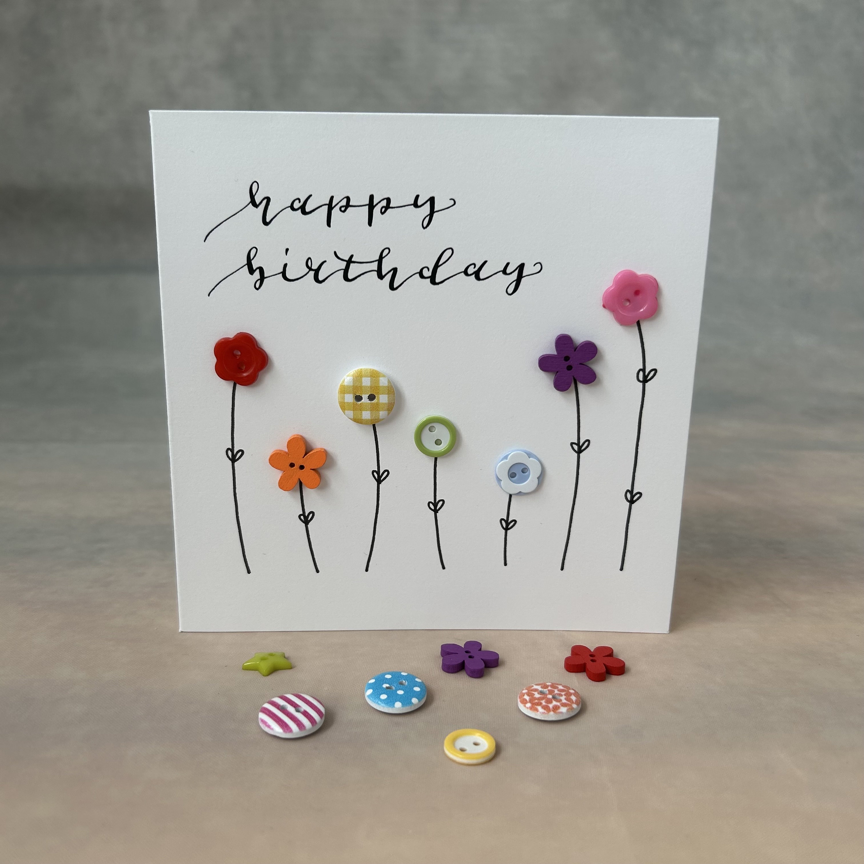 Pack of 5 Handmade Birthday Cards - Etsy UK