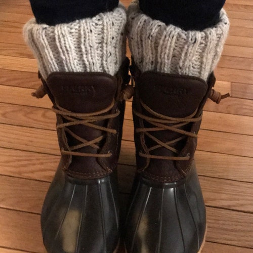 Knitted Boot Toppers Boot Cuffs in L.PURPLE Color Boot Etsy