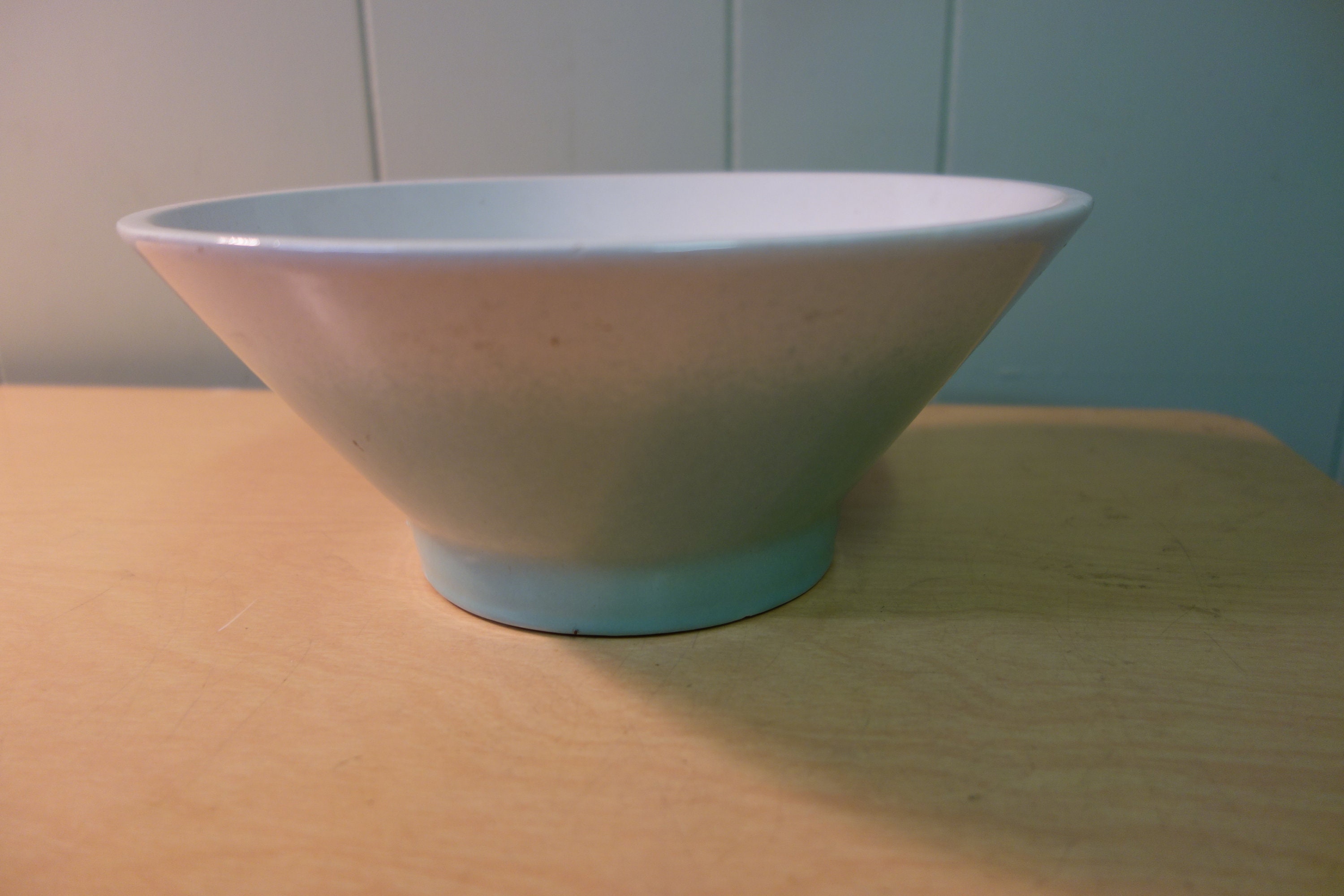 Pfaltzgraff Blue & White Large Salad Mixing Dough Serving Bowl - Etsy