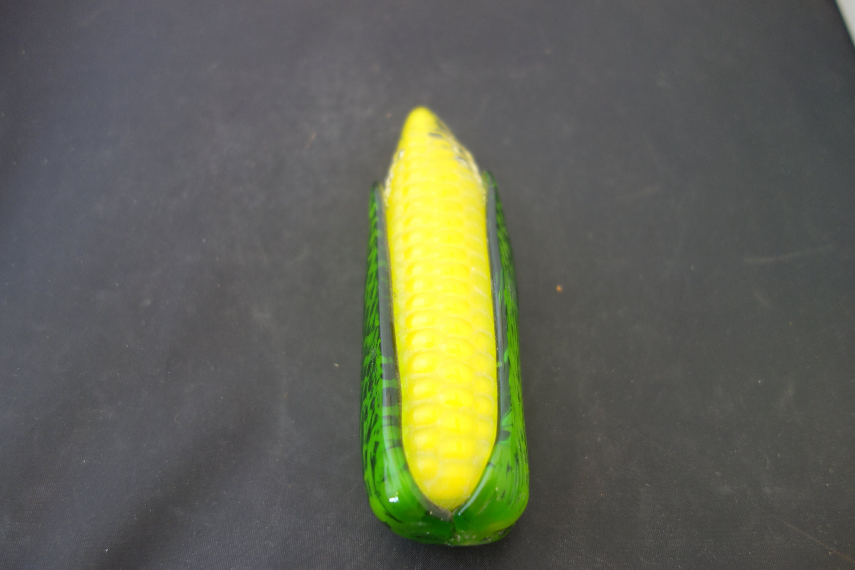 Vintage Yellow and Green Glass Corn on the Cob. Blown Glass Etsy