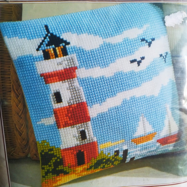 Vervaco  Pillow Kit  Lighthouse 1200/673  40 x 40 cm (16" x 16") NEW