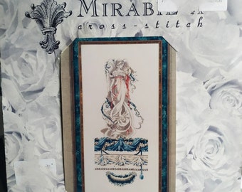 OOP Mirabilia by Nora Corbett "Stone Roses" #MD 17 Cross Stitch chart NEW 1995