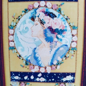 OOP Mirabilia &quot;English Roses&quot; MD#14 Cross Stitch Chart 1995 RARE New