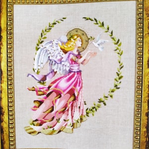 OOP Mirabilia &quot; Caring Wings&quot;  MD#73 Cross Stitch Rattern Rare NEW Sealed