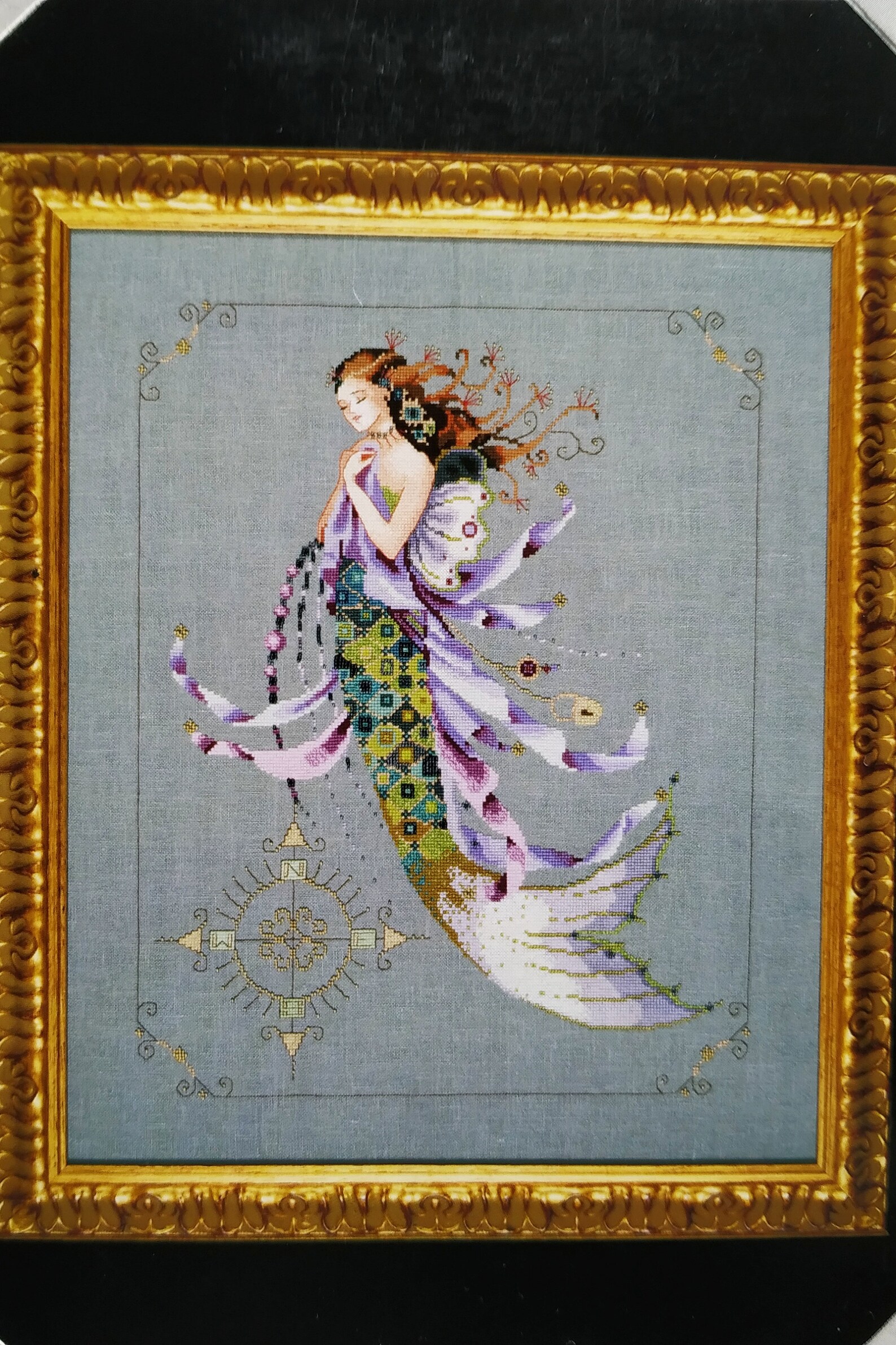 OOP Mirabilia Shimmering Mermaid MD71 Cross Etsy