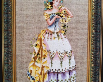 OOP Mirabilia by Nora Corbett &quot;The Blossom Harvest&quot; #MD60 Cross Stitch chart NEW
