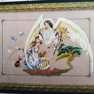 Mirabilia by Nora Corbett &quot;Guardian Angel&quot; #MD72 Cross stitch chart NEW