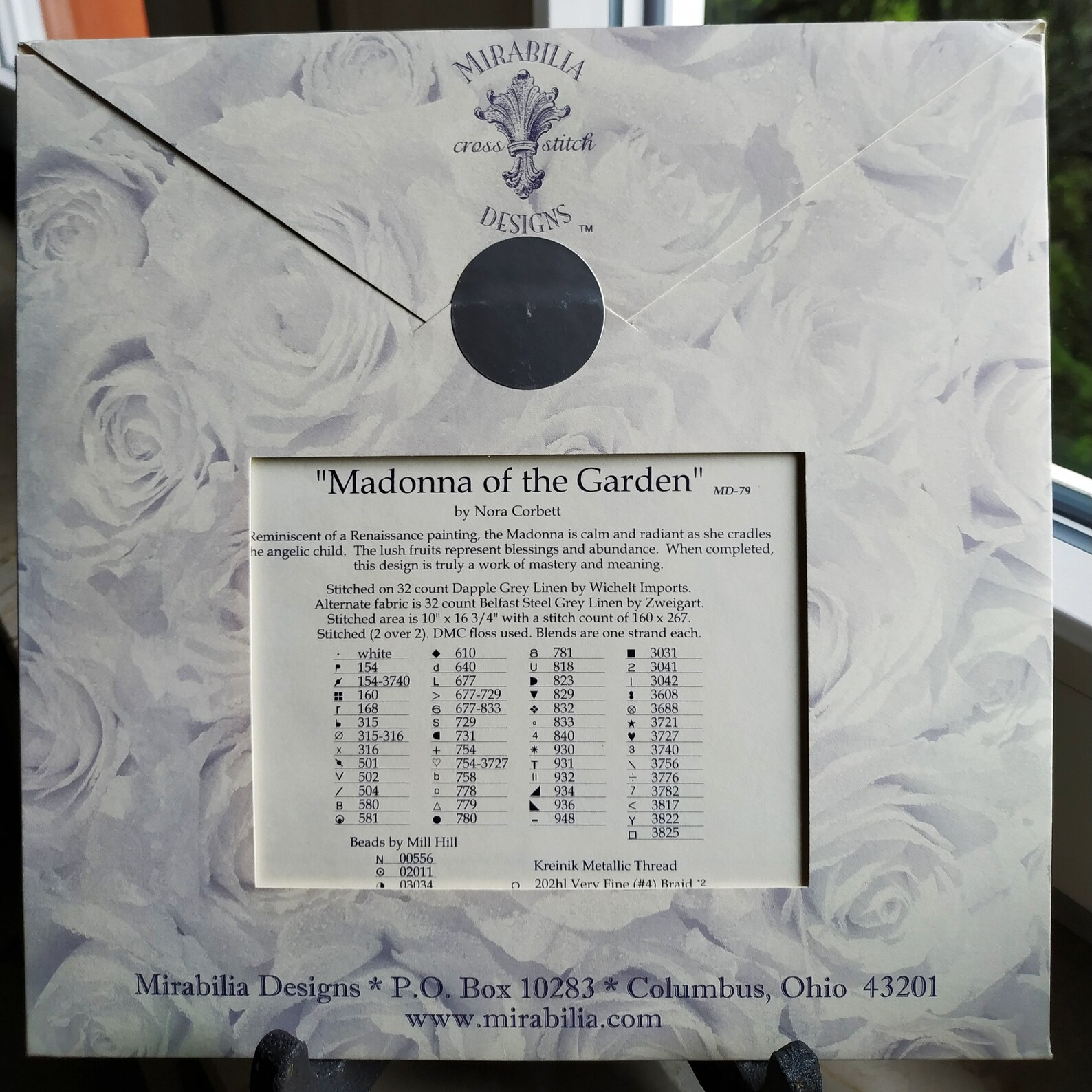 OOP Mirabilia Madonna of the Garden MD79 Cross Etsy