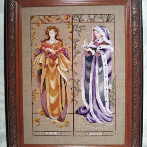 POO Mirabilia « Jeunes filles de la saison lI » #MD74 Grille de point de croix Rare Sealed NOUVEAU
