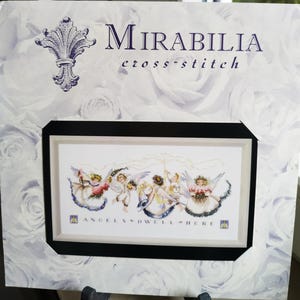 OOP Mirabilia &quot;Angel Proclamation&quot; MD#25 Cross Stitch Chart Rare Sealed NEW 1996