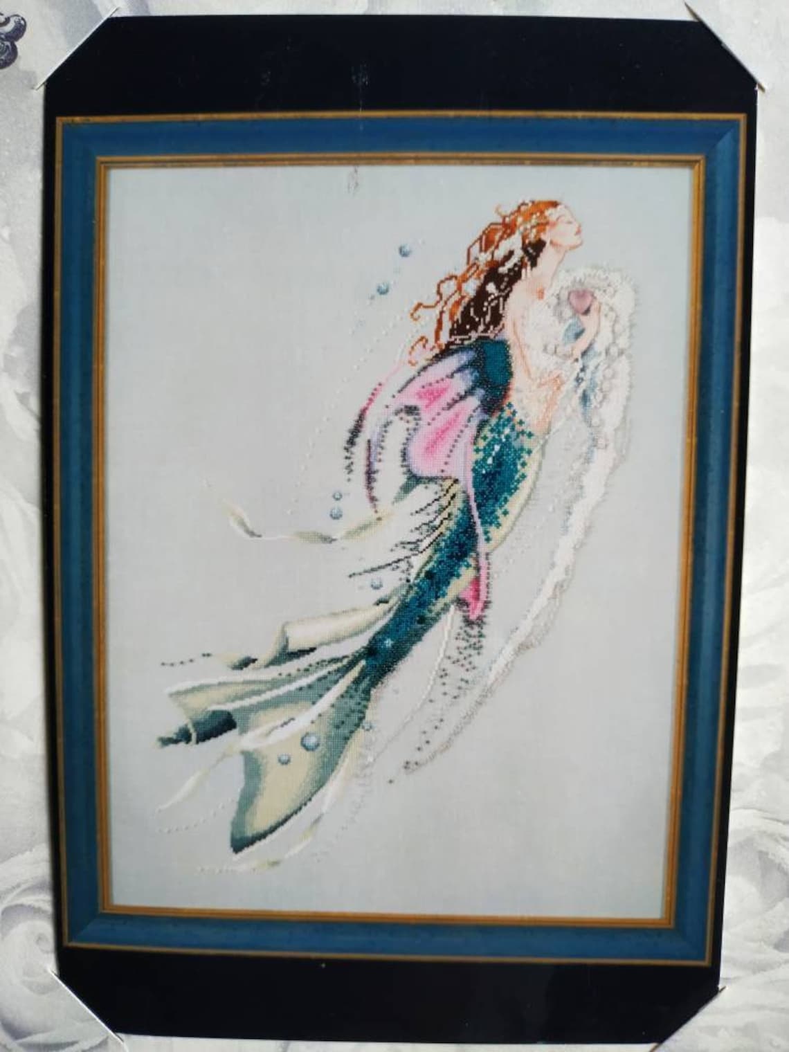 OOP Mirabilia Mermaid Of The Pearls MD26 Chart Sealed Rare Etsy