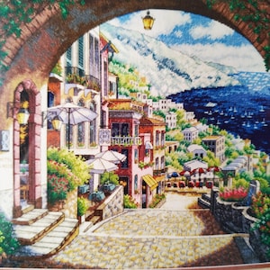 OOP Dimensions "Costal View"  #35265 Gold Collection  Counted Cross Stitch Kit NEW RARE 2010