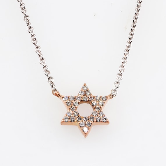 ★送料・関税無料★ユダヤ教ダビデの星 ダイヤモンドペンダントネックレス ソリッド14Kゴールド 米国製, S, ゴールド, ダイヤモンド★海外で人気の ダビデの星 ネックレス シェマー イスラエルペンダント 男性または女性用 ユダヤ人のヘブライ語 毎日の祈り 24Kゴールド 小さな文字  ブラックオニキスジェムストーンに刻まれた20インチのカーブチェーン