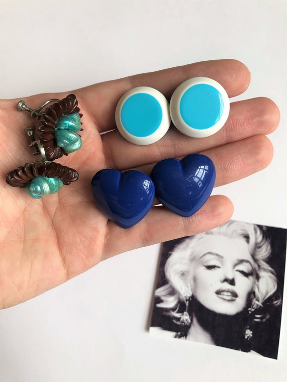 Dreamy in Blue Vintage Earring Lot