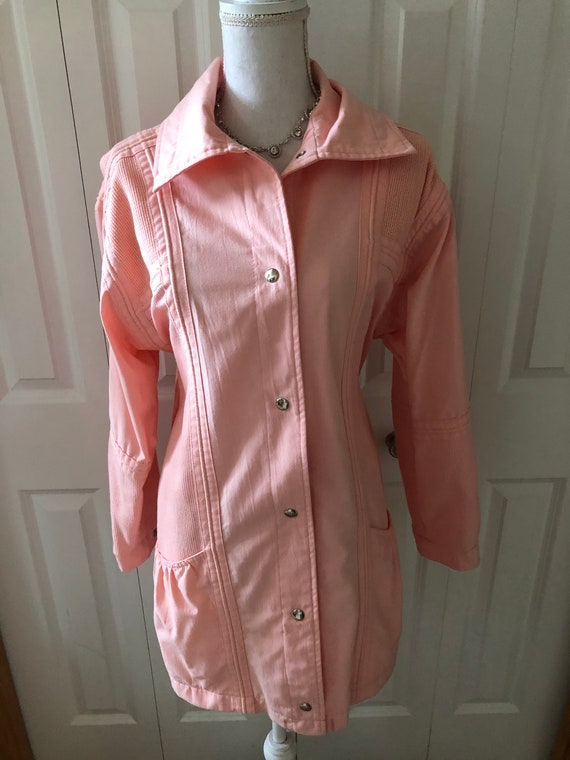 Bubblegum Pink Long Coat Size Medium/Large - image 2