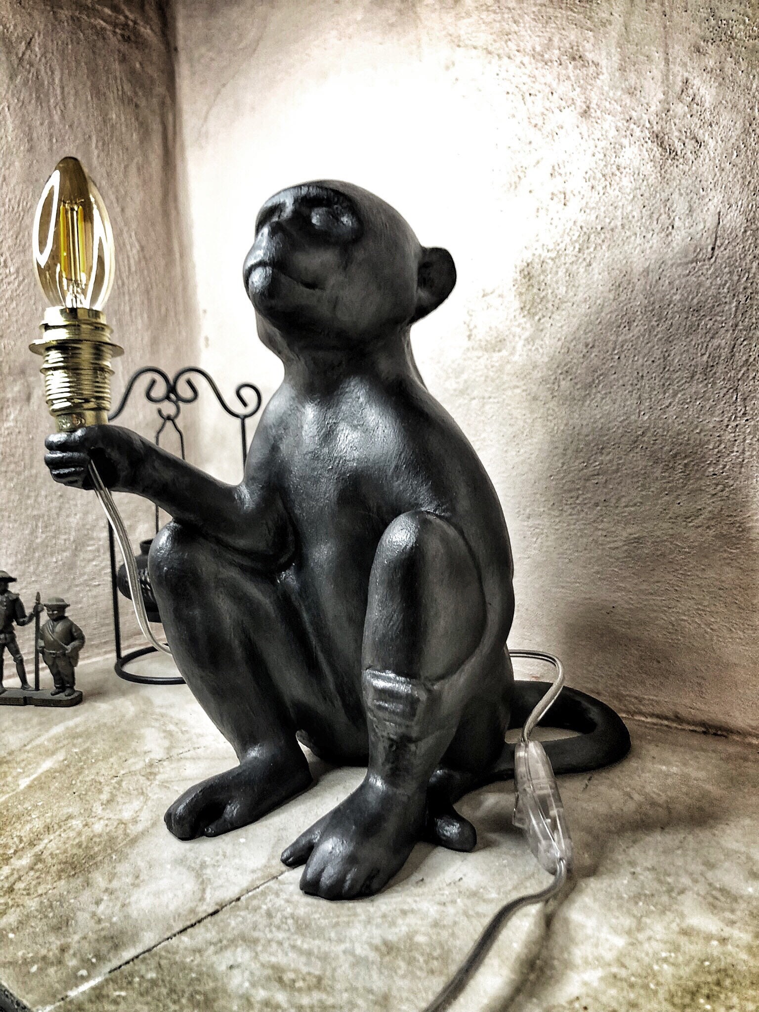 Odisha monkey floor lamp deals