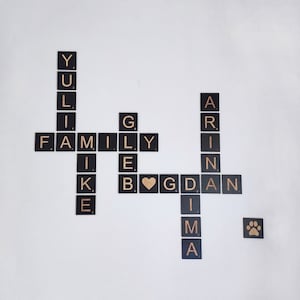 4 x 4. Scrabble Fliesen Namen, Scrabble Fliesen, Scrabble Fliesen Wandkunst, Scrabble Fliesen, Scrabble Wand, Scrabble Wand Akzente
