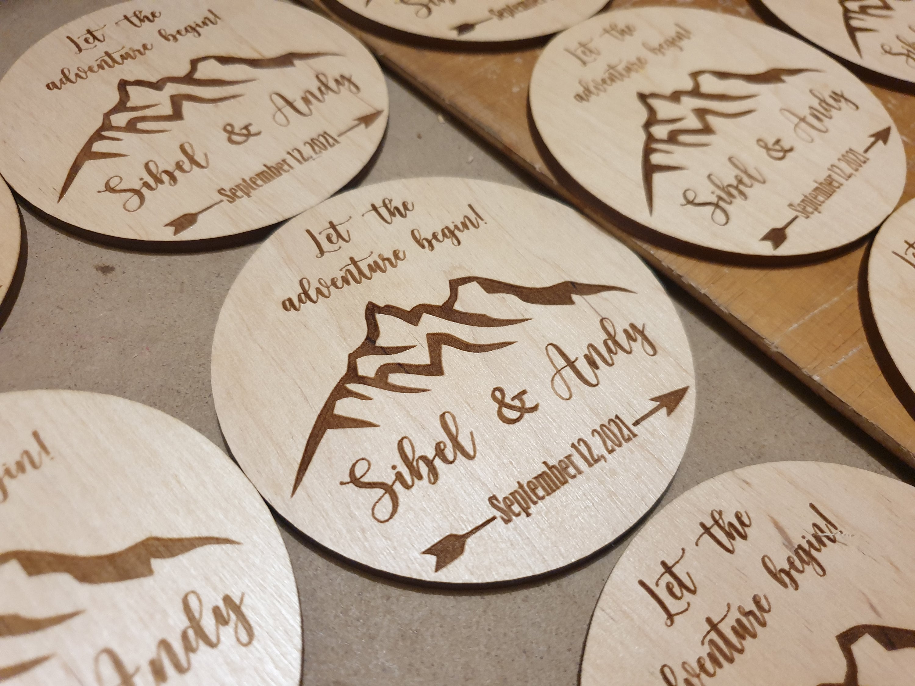 Custom wedding coasters Wedding favors for guests Save the Etsy