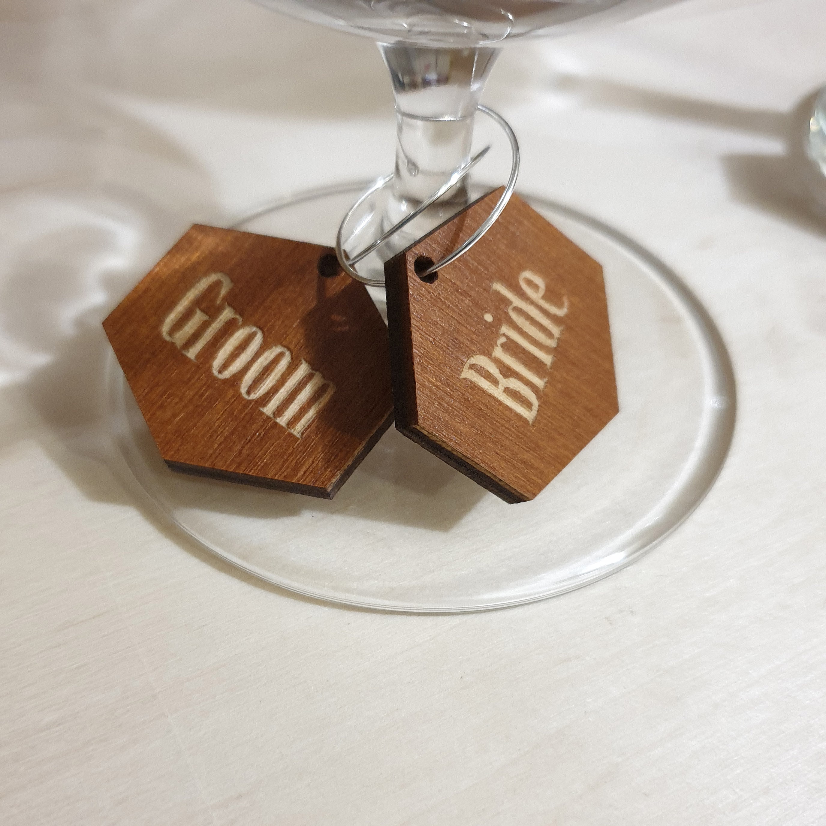 Personalized Wine Glass Charms - My Turn for Us