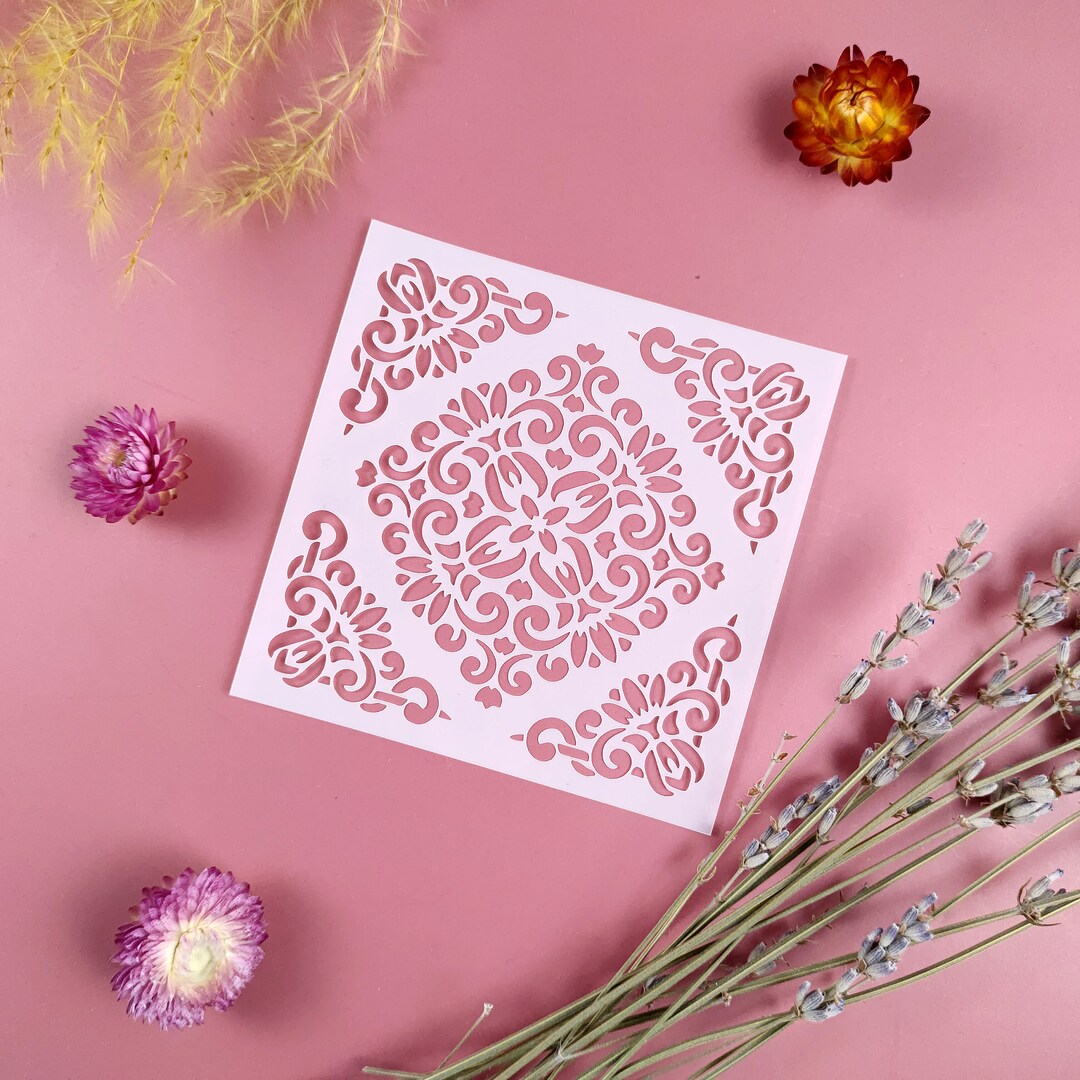 Mandala Stencils for Furniture 9 Models, Stencils for Painting, Wall Stencils for Painting Etsy