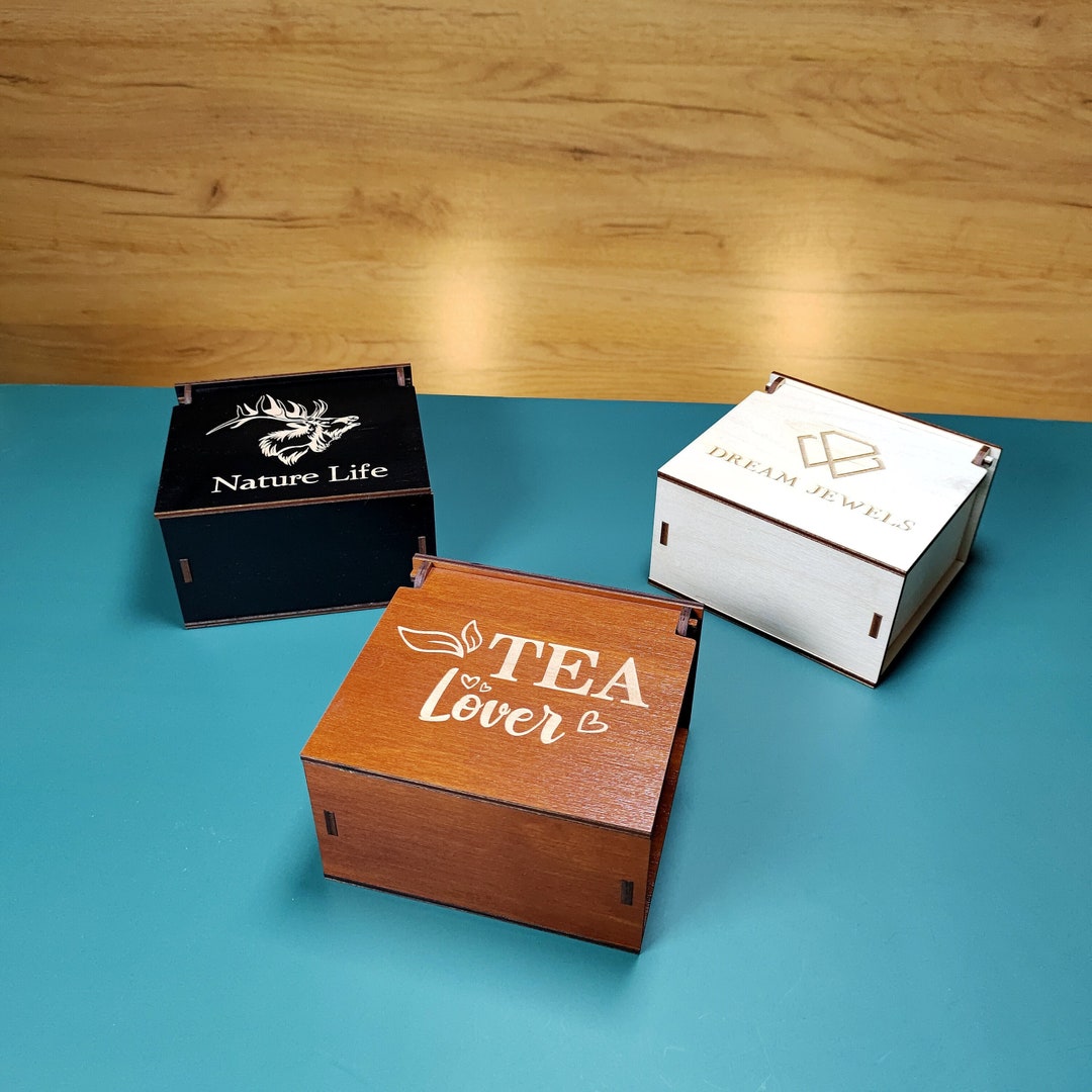 Custom Box With Logo Custom Box 3 Sizes Personalized Wood Box