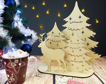 Christmas decoration, Christmas tree, New home gift, Christmas gift, Table decor, Christmas decor
