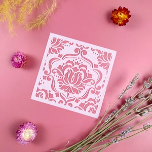 Mandala stencils for furniture (9 Models), Stencils for painting, Wall stencils for painting