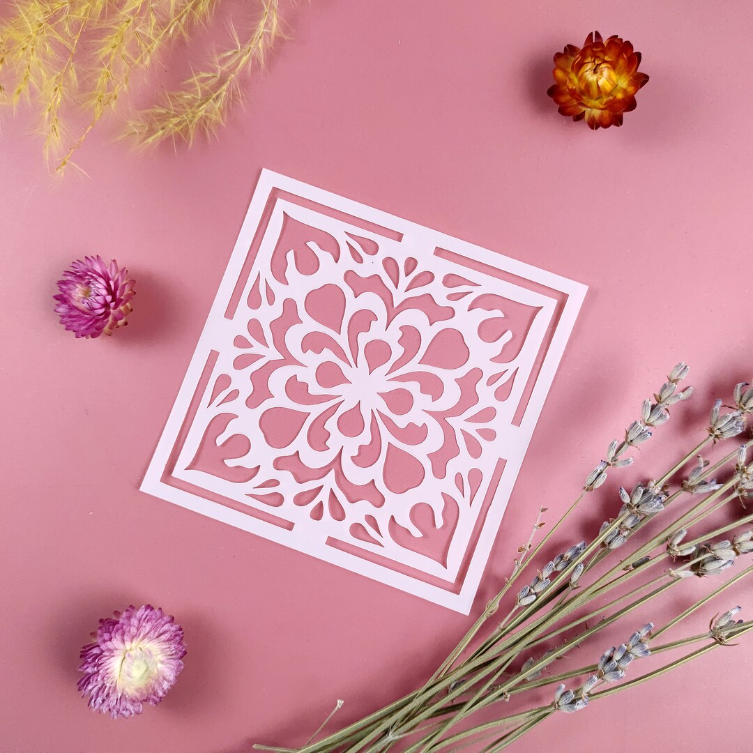 Mandala for Tiles, Mandala Stencils for Tiles, Stencils for Painting 9