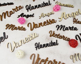 Personalized Stocking, Stocking Tags (0.8&#39; - 1.6&#39;), Christmas Stocking Tags, Custom Stocking Tags, Stocking Name Tags, Wooden Stocking Tags