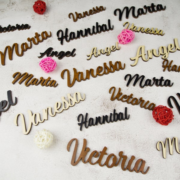 Personalized Stocking, Stocking Tags (0.8' - 1.6'), Christmas Stocking Tags, Custom Stocking Tags, Stocking Name Tags, Wooden Stocking Tags
