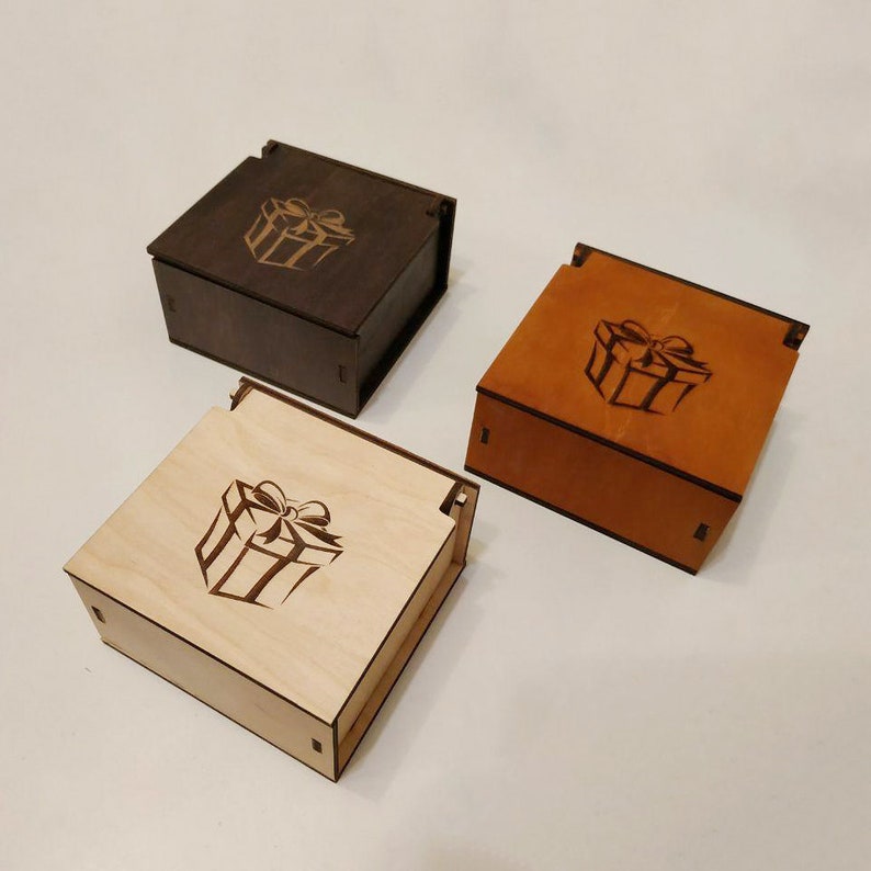 Custom box with logo Custom box Personalized wood box Etsy