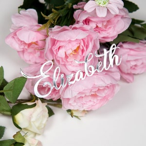 Acrylic cake topper, Acrylic Name Cake Topper, Name Cake Charm, Personalised Acrylic Cake Topper, Cake Decorations, Name Topper
