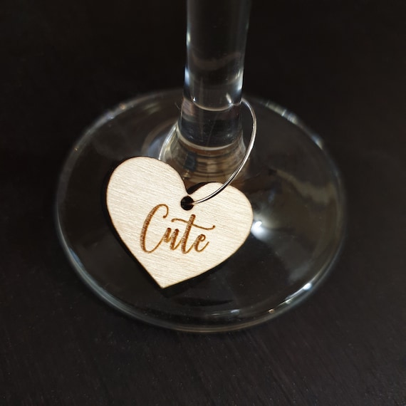 Personalized wine charms deals
