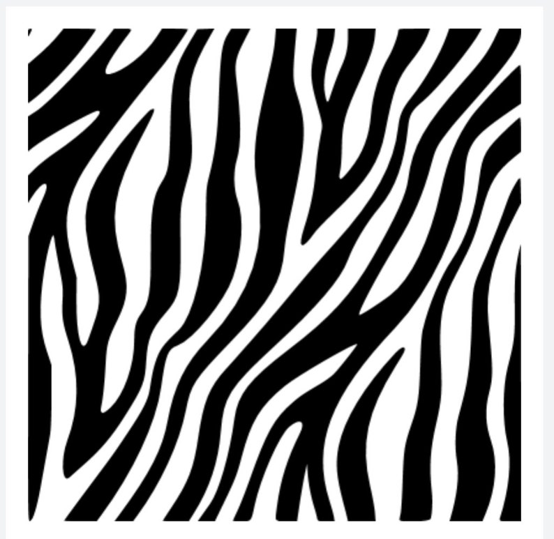Download Zebra print SVG file. Cricut Cameo shirts vinyl silhouette ...