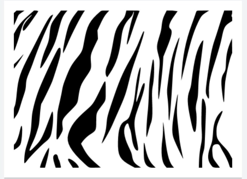 Download Zebra print SVG file. Cricut Cameo shirts vinyl silhouette ...