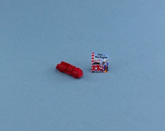 2 Dollhouse Miniature Unfinished Metal Toy Fire Hydrant #1