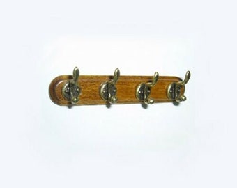 Dollhouse Miniature Fancy Gold Wall Hook//Plant Hanger #JLM198