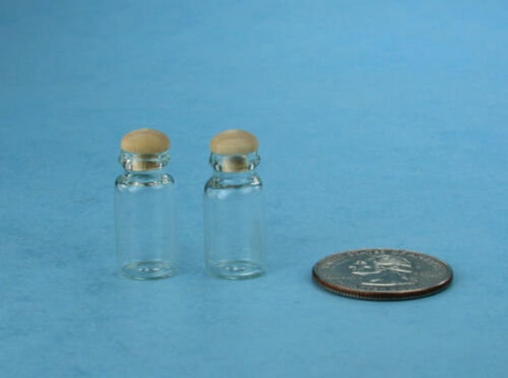 NICE Set of 10 Assorted Dollhouse Miniature Plastic Liquor Bottles #WCKA313B