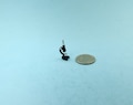 Realistic Dollhouse Miniature Metal Microscope