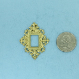 Beautiful Dollhouse Miniature Fancy Gold Picture Frame